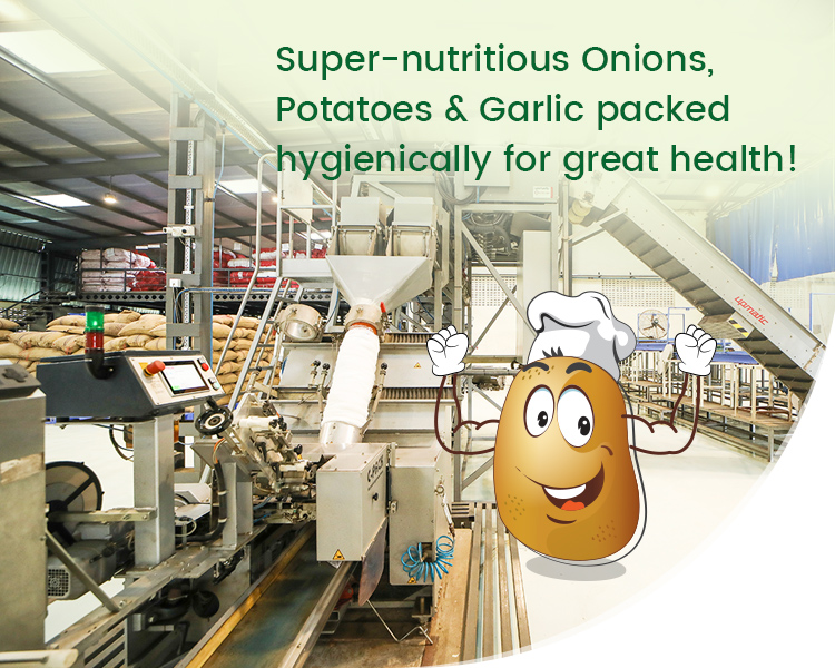 Super-nutritious Onions, Potatoes & Garlic